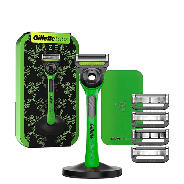 Бритва Gillette Labs Razer Limited Edition (5 сменных кассет) + футляр ЕС