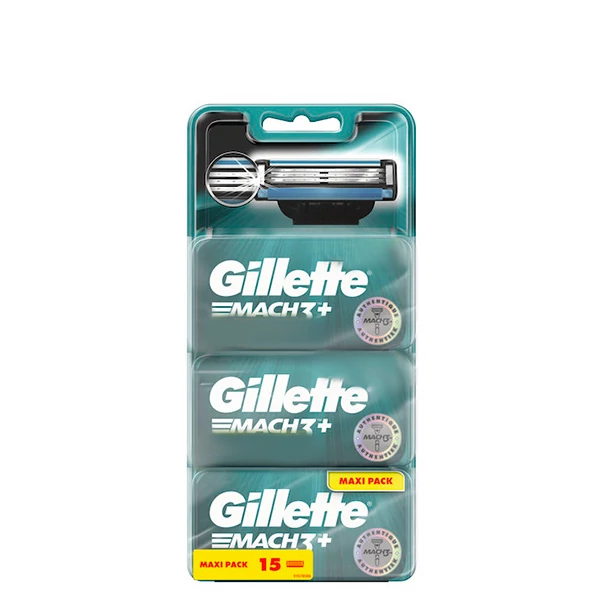 Сменные кассеты (лезвия) Gillette Mach3 New (15 шт.)