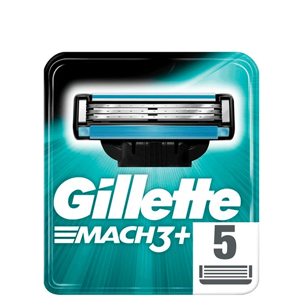 Сменные кассеты (лезвия) Gillette Mach3 New (5 шт.)