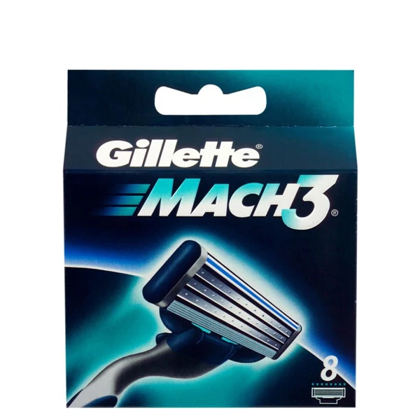 Сменные кассеты (лезвия) Gillette Mach3 8 шт. ЕС