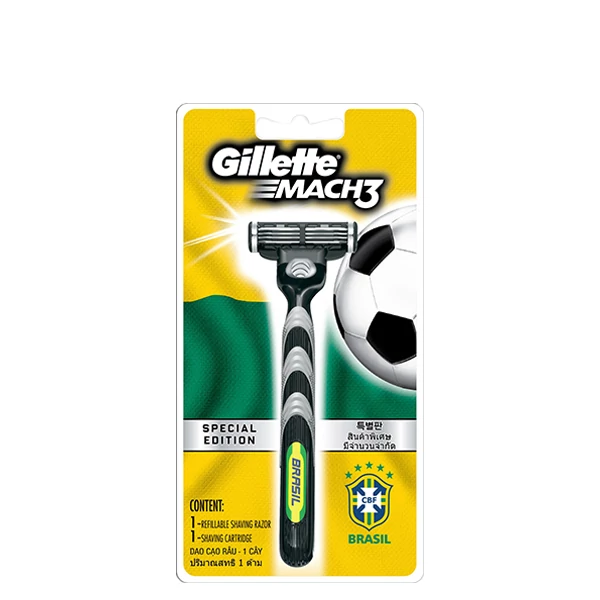 Бритва Gillette Mach3 Special Edition Brasil для мужчин (1 сменная кассета)