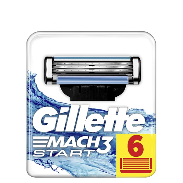Сменные кассеты (лезвия) Gillette Mach3 Start (6 шт.) ЕС