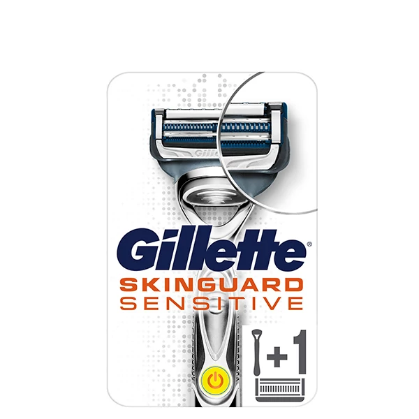 Бритва Gillette SkinGuard Power Sensitive для мужчин (1 сменная кассета) ЕС