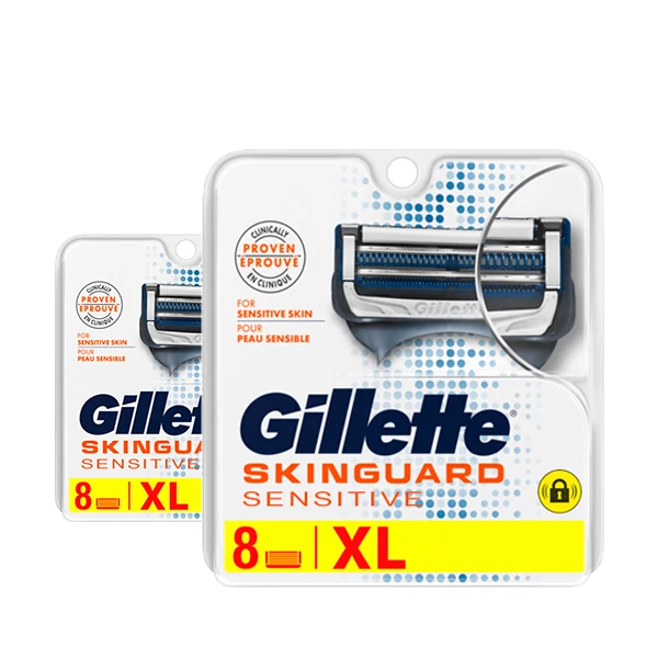 Сменные кассеты (лезвия) Gillette Skinguard Sensitive (16 шт.) ЕС