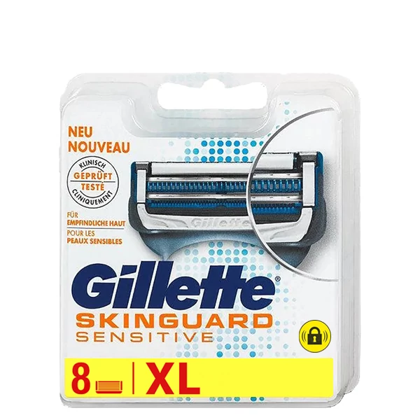 Сменные кассеты (лезвия) Gillette Skinguard Sensitive (8 шт.) ЕС