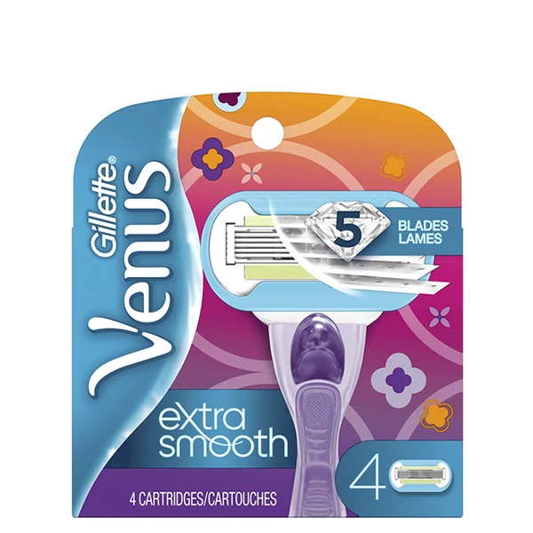 Сменные кассеты (лезвия) Gillette Venus 5 Extra Smooth (4 шт.)