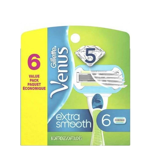 Сменные кассеты (лезвия) Gillette Venus 5 Extra Smooth (6 шт.)
