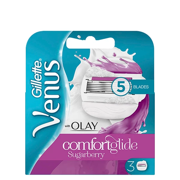 Сменные кассеты (лезвия) Gillette Venus Comfortglide Sugarberry 3 шт.
