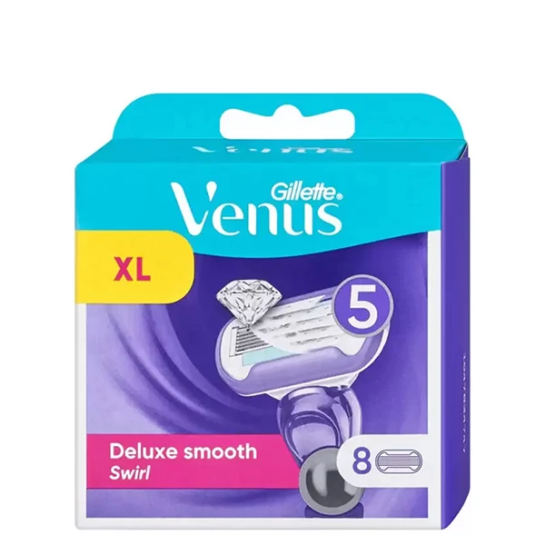 Сменные кассеты (лезвия) Gillette Venus Swirl Deluxe Smooth (8 шт.)