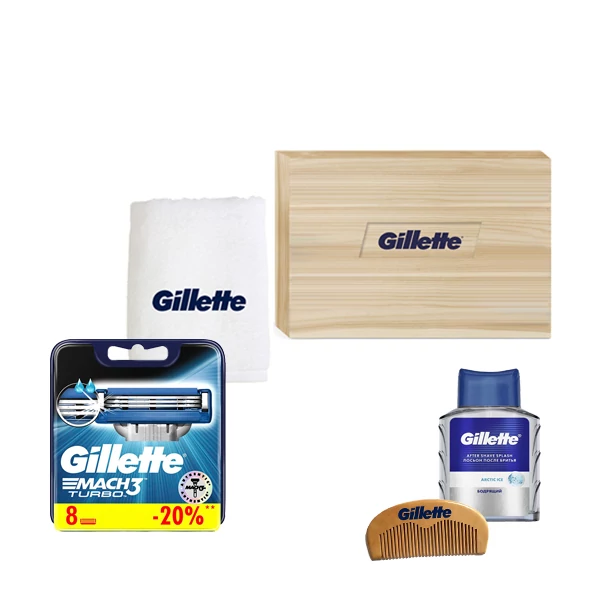 Набор Gillette Сменные кассеты (лезвия) Mach3 Turbo New (8 шт.) Limited Edition ЕС