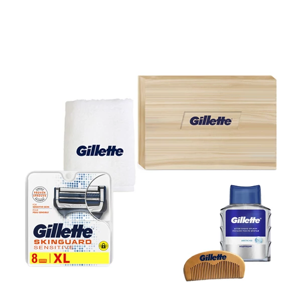 Набор Gillette Сменные кассеты (лезвия) Skinguard Sensitive (8 шт.) Limited Edition ЕС