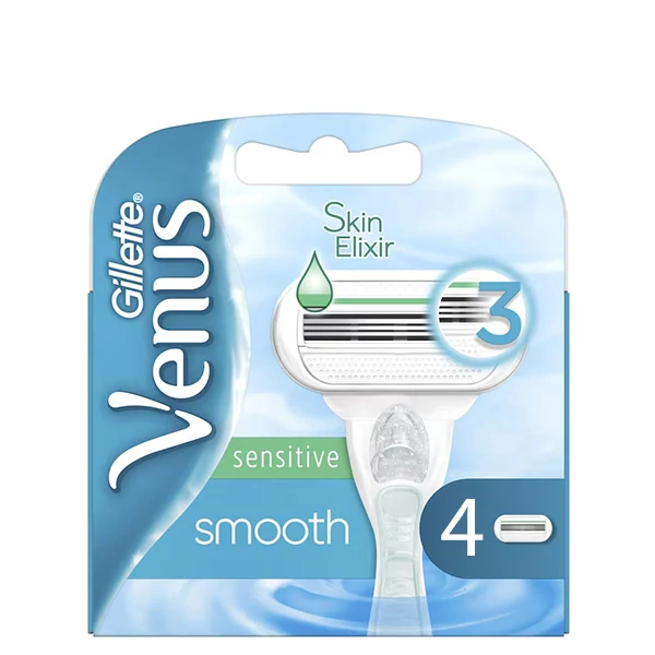 Сменные кассеты (лезвия) Venus Skin Elixir Smooth Sensitive (4 шт.)