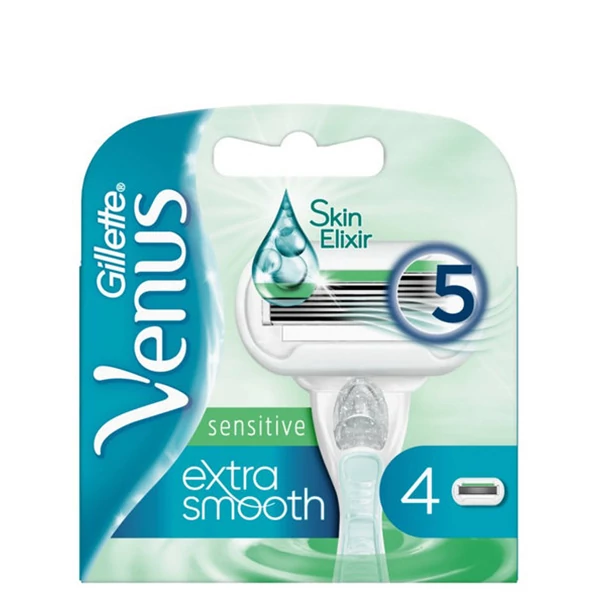 Сменные кассеты (лезвия) Venus Extra Smooth Sensitive 4 шт.
