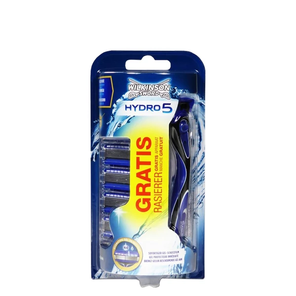 Бритва Wilkinson Sword HYDRO 5 + 4 сменных лезвия