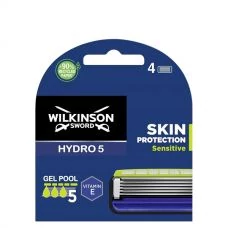 Сменные кассеты (лезвия) Wilkinson Sword Hydro 5 Skin Protection Sensitive (4 шт.) ЕС