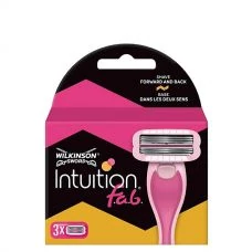 Сменные кассеты (лезвия) Wilkinson Sword Intuition f.a.b. (3 шт.)
