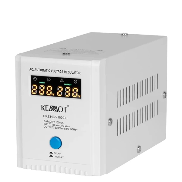Стабилизатор напряжения Kemot SER-1000-S (URZ3438-1000-S) 1000VA 8% White ЕС