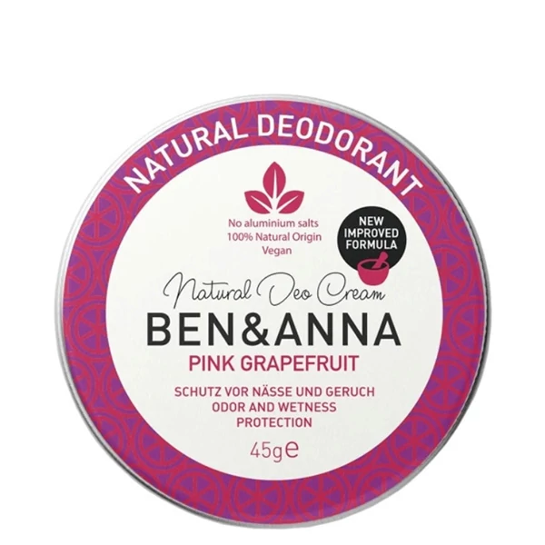 Натуральный дезодорант-крем Ben&amp;Anna Natural Pink Grapefruit (45 г.) ЕС