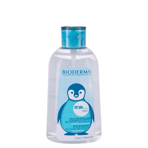 Мицеллярная вода Bioderma ABCDerm H2O для снятия макияжа (1000 мл.) ЕС