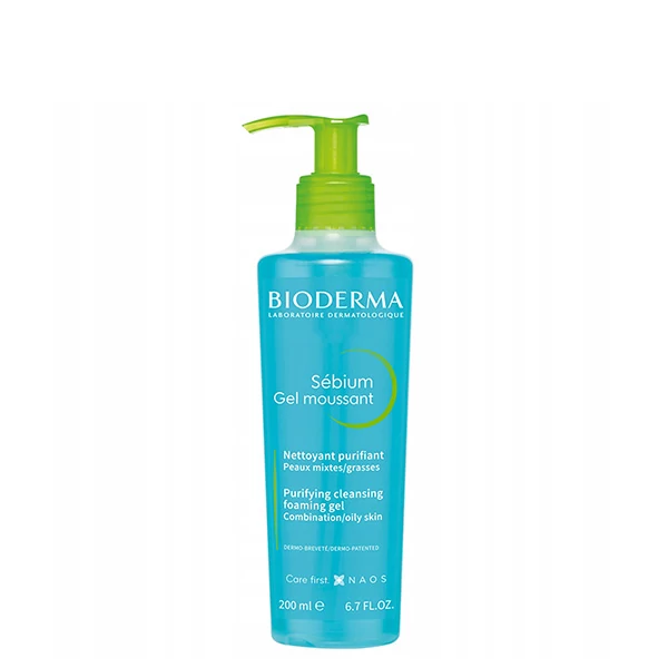 Очищающий гель для лица Bioderma Sebium для жирной кожи (200 мл.)