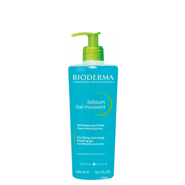 Очищающий гель для умывания лица Bioderma Sebium (500 мл.) ЕС