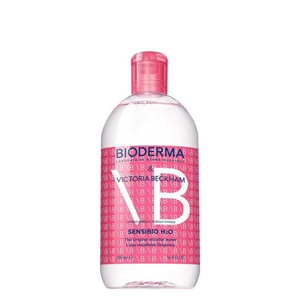 Мицеллярная вода Bioderma Sensibio H2O x Victoria Beckham (500 мл.) ЕС