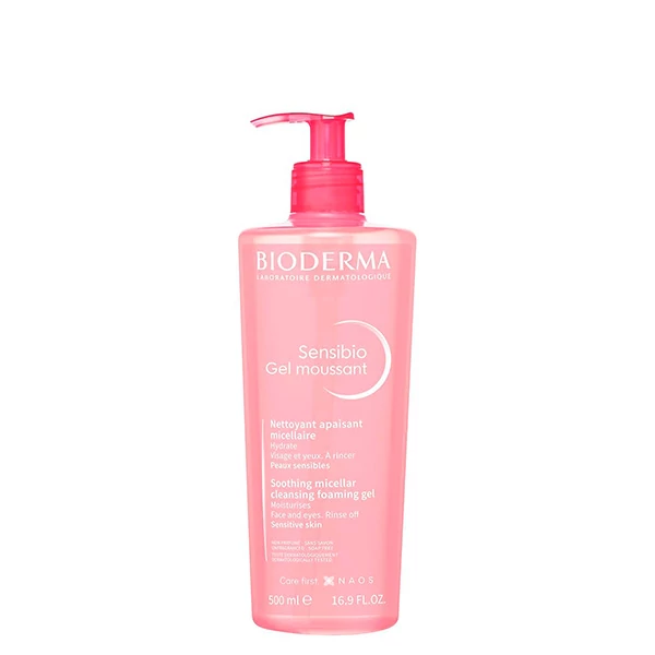 Гель для очищения лица Bioderma Sensibio для чувствительной кожи лица (500 мл.)