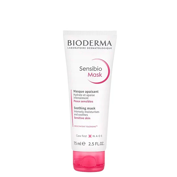 Маска для лица Bioderma Sensibio увлажняющая и успокаивающая (75 мл.) ЕС