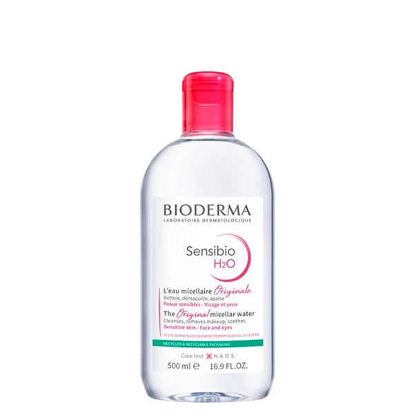 Мицеллярная жидкость Bioderma Sensibio для чувствительной кожи (500 мл.) ЕС