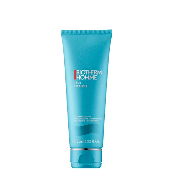 Гель для очищення обличчя Biotherm Homme T-Pur Anti Oil Wet Purifying Cleanser (125 мл.) ЕС