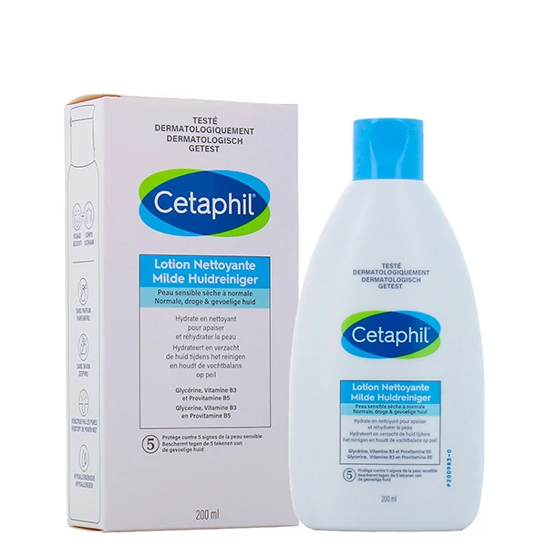 Бальзам Cetaphil Lotion Nettoyante очищающий для нормальной, сухой и чувствительной кожи (200 мл.) ЕС