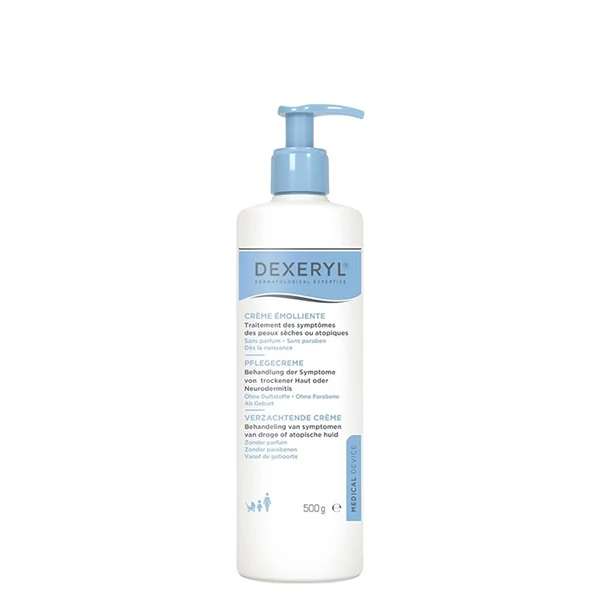 Крем для тела Dexeryl Emolient (500 мл.) смягчающий для сухой и атопической кожи ЕС