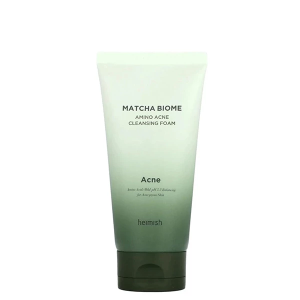 Пенка для умывания с экстрактом чая матча Heimish Matcha Biome Amino Acne Cleansing Foam (150 мл.)