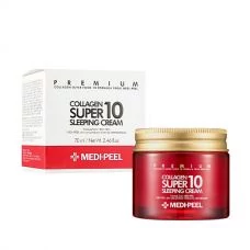 Крем для лица с коллагеном Medi-Peel Collagen Super10 (70 мл.) Sleeping Cream Омолаживающий ночной ЕС