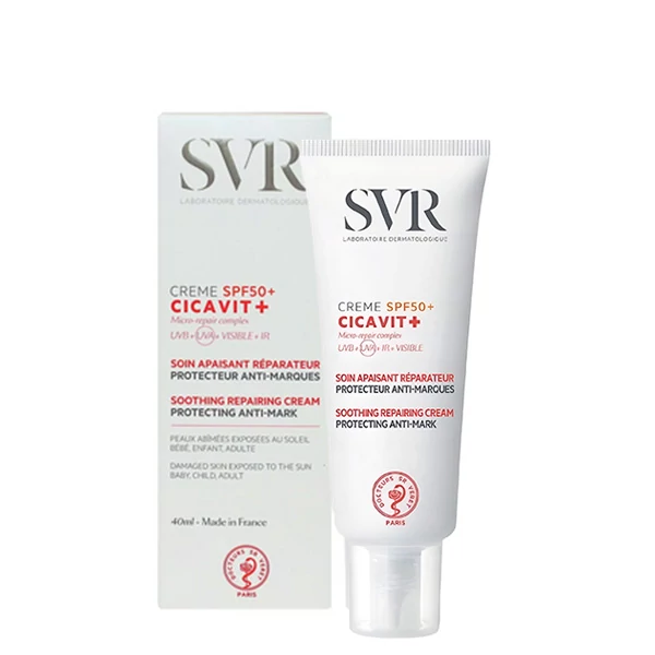 Крем для лица SVR Cicavit+ против пигментных пятен SPF50+ восстановительный (40 мл.) ЕС