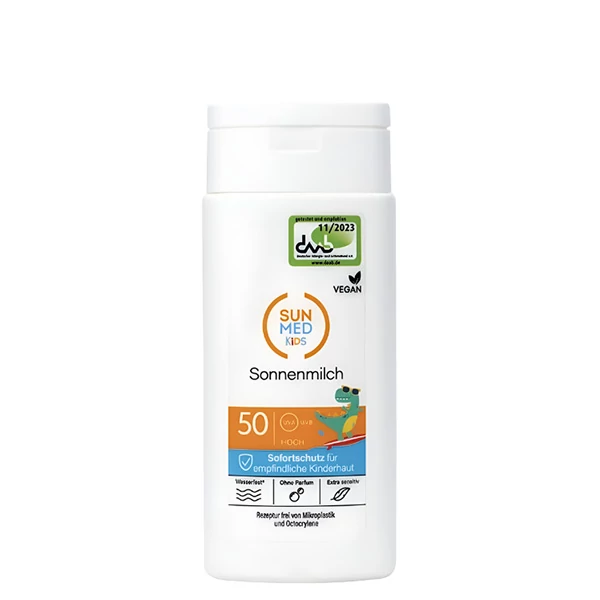 Солнцезащитный крем Sun Med Kids SPF50 для детей (200 мл.) ЕС