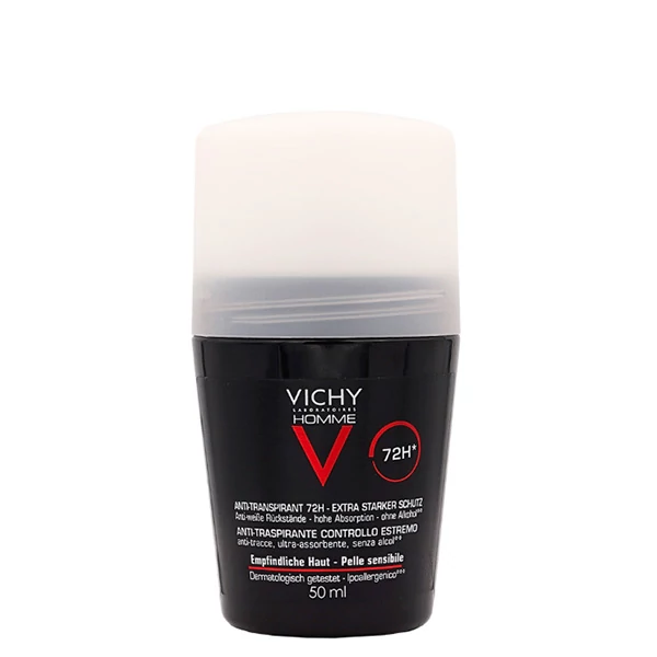 Дезодорант шариковый Vichy Deo Anti-Transpirant 72H для мужчин (50 мл.) ЕС