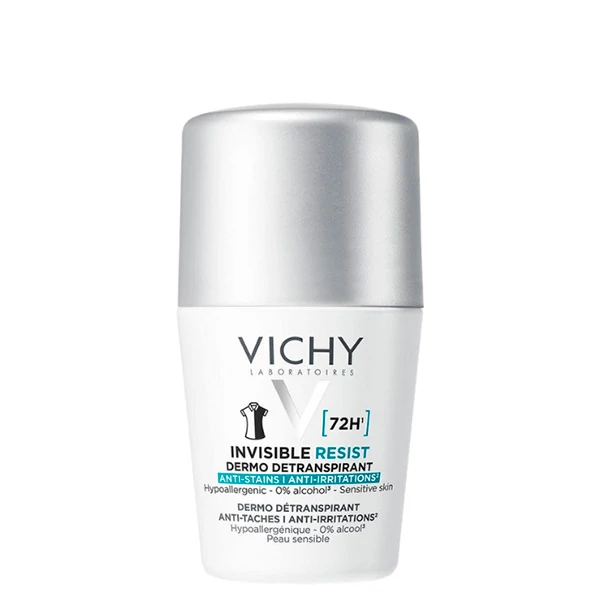 Шариковый дезодорант-антиперспирант Vichy Deo Invisible Resist 72 часа защиты (50 мл.) ЕС