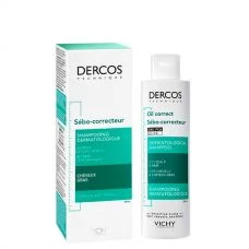 Дерматологический шампунь Vichy Dercos себорегулирующий для жирных волос (200 мл.) ЕС