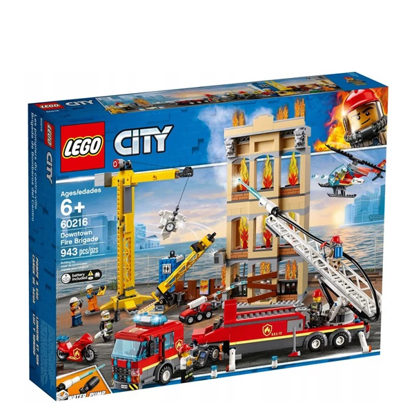 Конструктор  LEGO City Городская пожарная бригада (60216) ЕС
