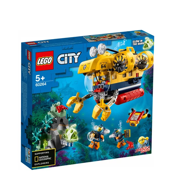 Конструктор LEGO City Океан: исследовательская подводная лодка (60264) ЕС