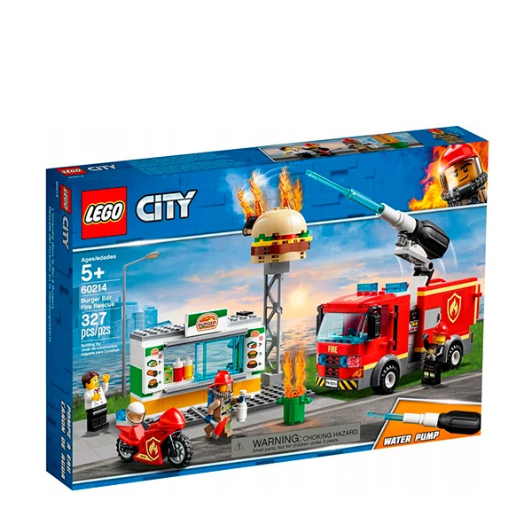 Конструктор  LEGO City Пожар в бургер-баре (60214) ЕС