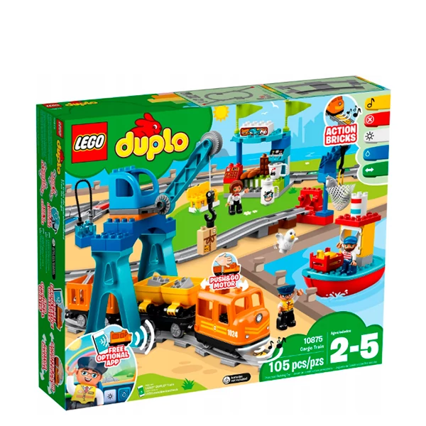 Конструктор LEGO DUPLO Town Грузовой поезд (10875) ЕС
