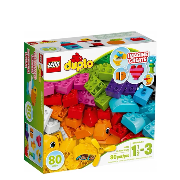 Конструктор LEGO Duplo Мои первые кубики (10848) ЕС