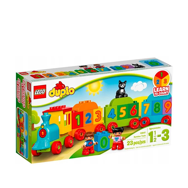 Конструктор LEGO Duplo Поезд Считай и играй (10847) ЕС