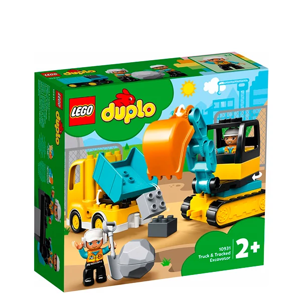 Конструктор LEGO Duplo Town Грузовик и гусеничный экскаватор (10931) ЕС
