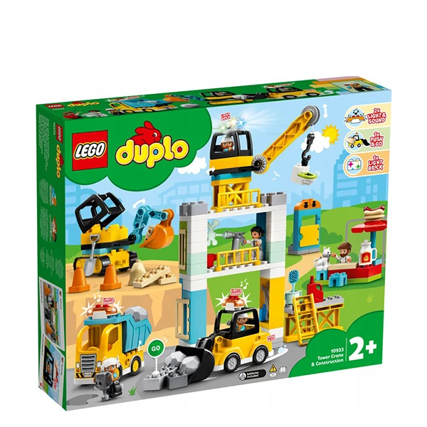 Конструктор LEGO Duplo Town Подъемный кран и строительство (10933) ЕС