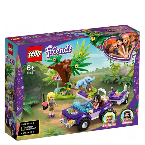 Конструктор LEGO Friends Джунгли: спасение слонёнка (41421) ЕС