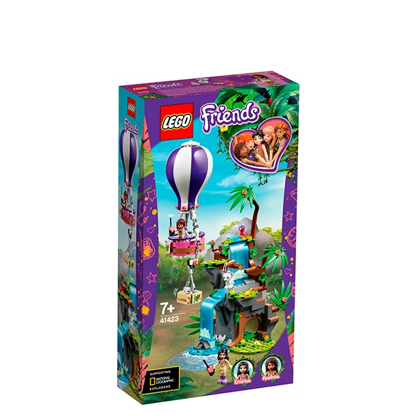 Конструктор LEGO Friends Джунгли: спасение тигра на воздушном шаре (41423) ЕС