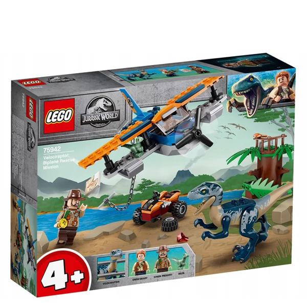 Конструктор LEGO Jurassic World Преследования велоцираптора (75942) ЕС